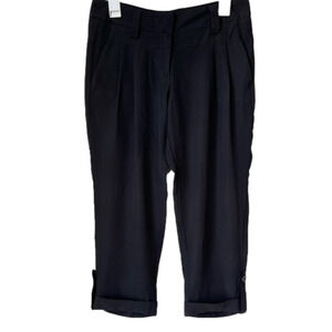 BCBG Sheer Capri Breezy Summer Pants Size 4